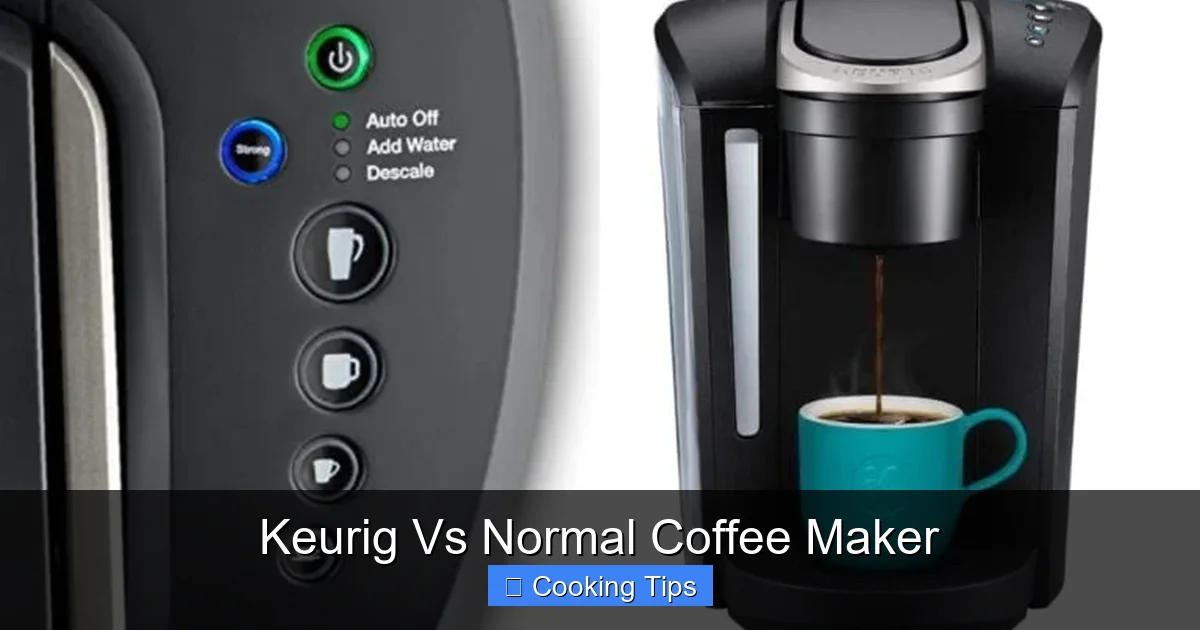 Keurig Vs Normal Coffee Maker
