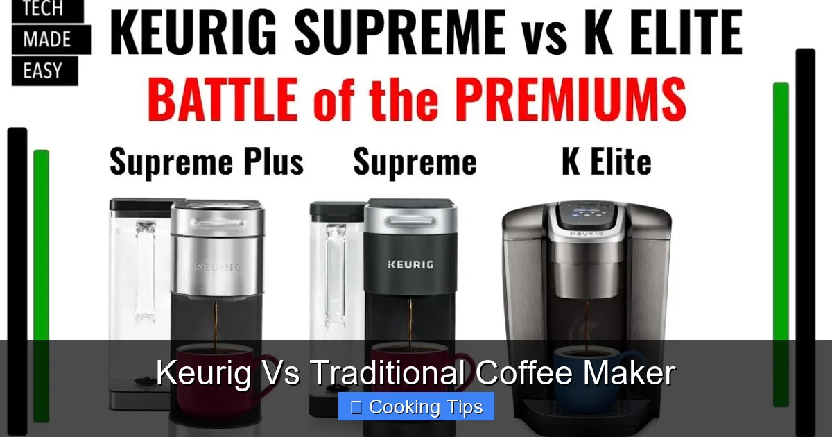 Keurig Vs Traditional Coffee Maker