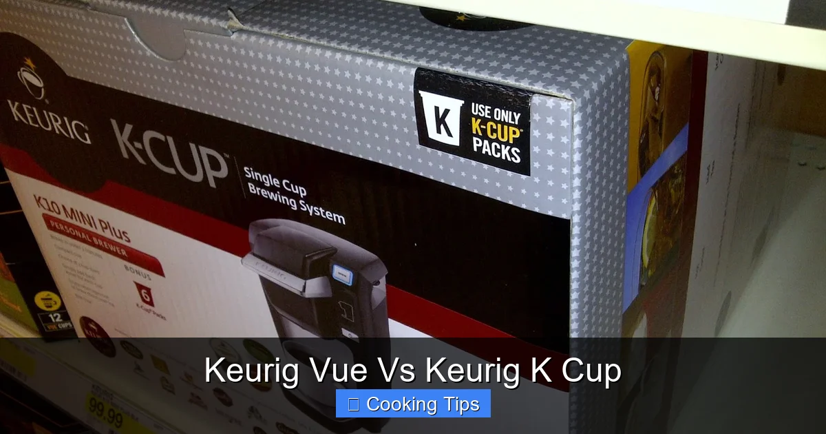Keurig Vue Vs Keurig K Cup