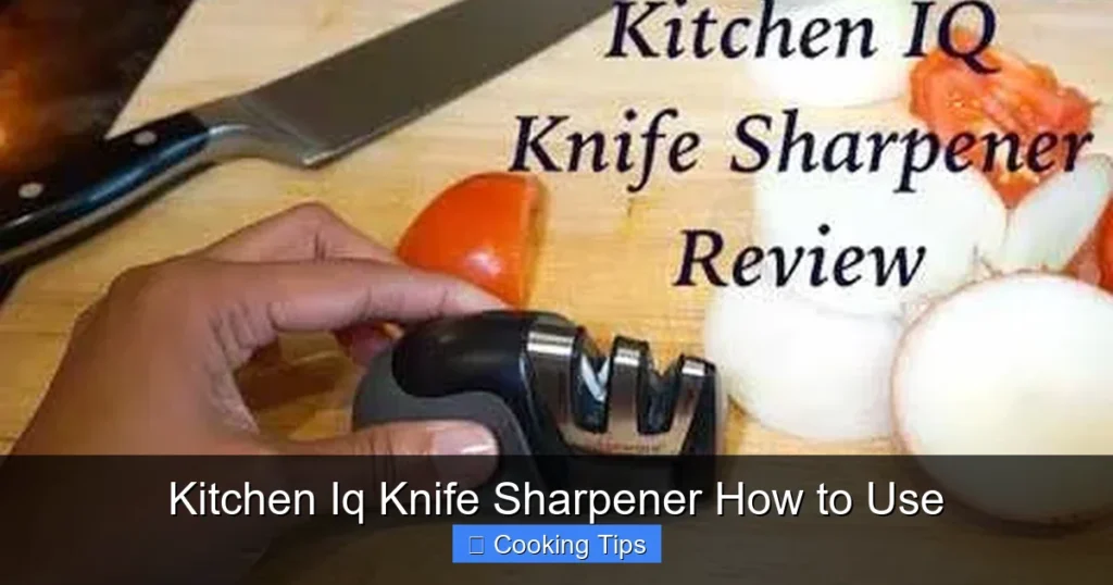 Kitchen Iq Knife Sharpener How to Use