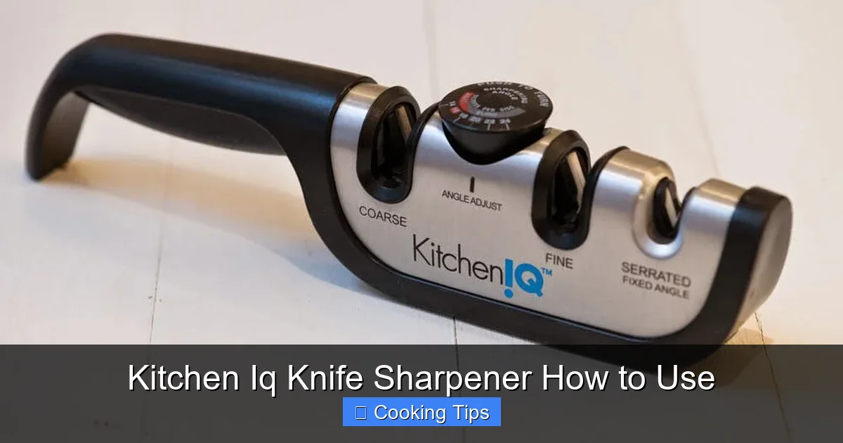 Kitchen Iq Knife Sharpener How to Use