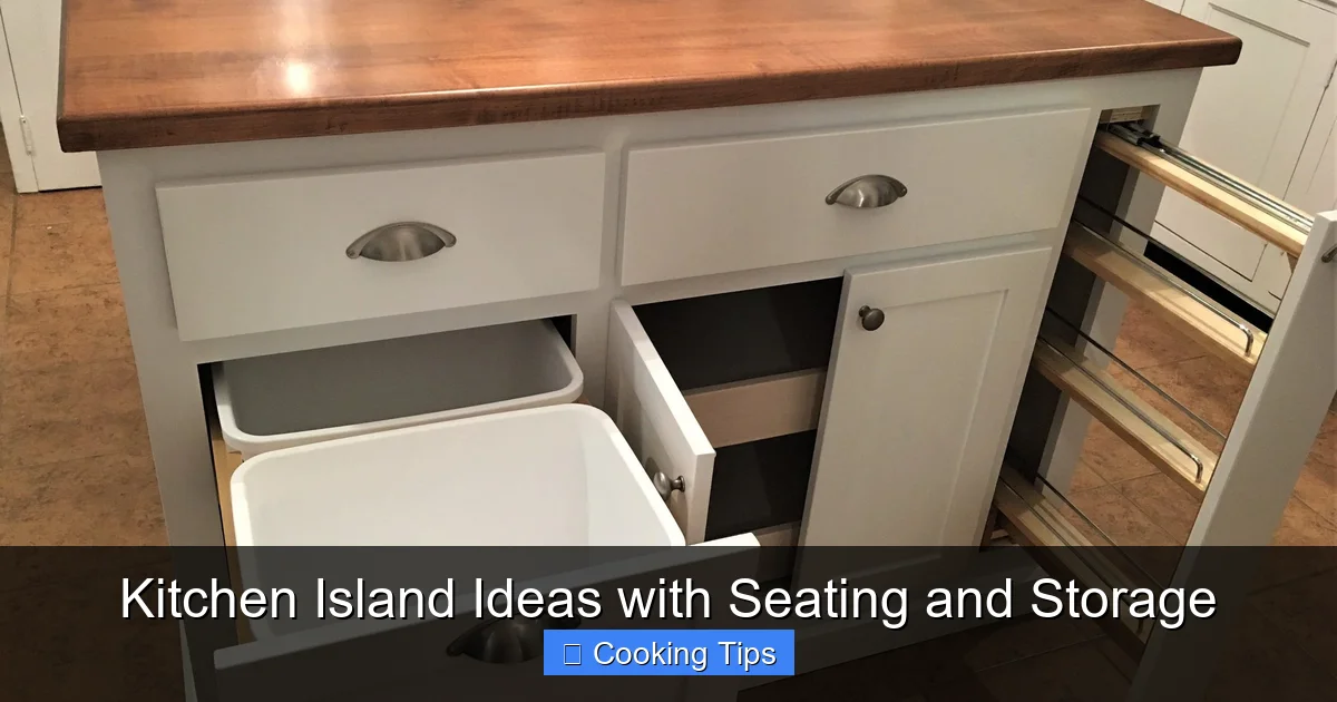 Kitchen Island Ideas with Seating and Storage