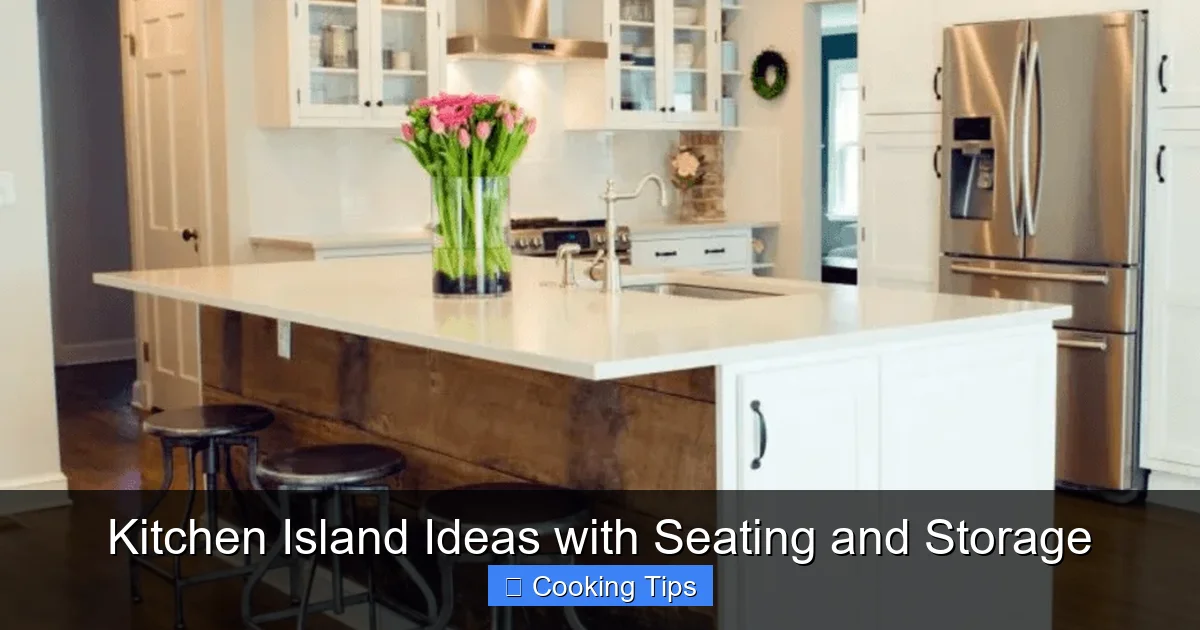 Kitchen Island Ideas with Seating and Storage