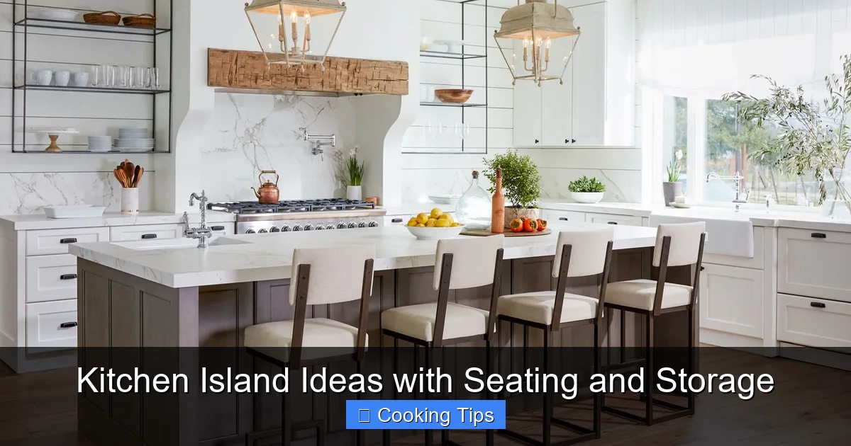 Kitchen Island Ideas with Seating and Storage