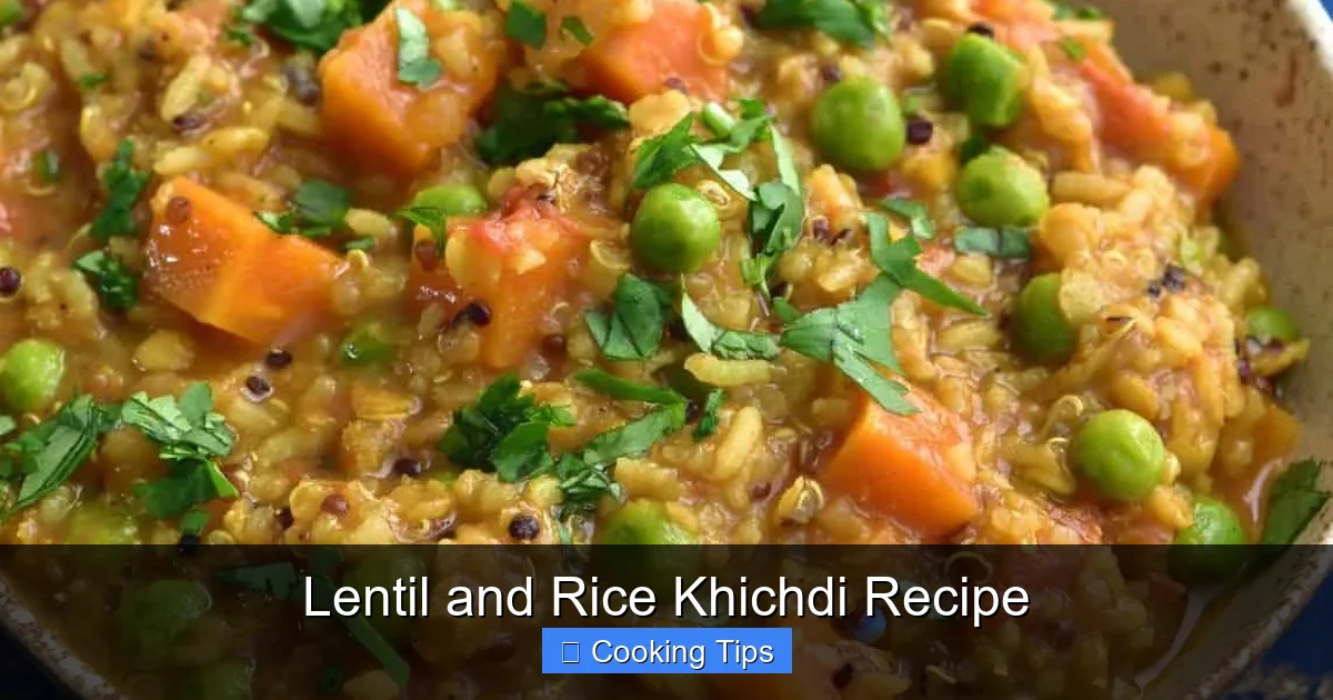 Lentil and Rice Khichdi Recipe