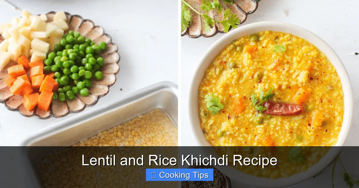 Lentil and Rice Khichdi Recipe