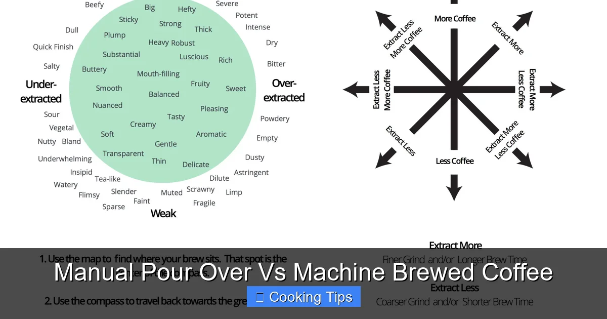 Manual Pour Over Vs Machine Brewed Coffee
