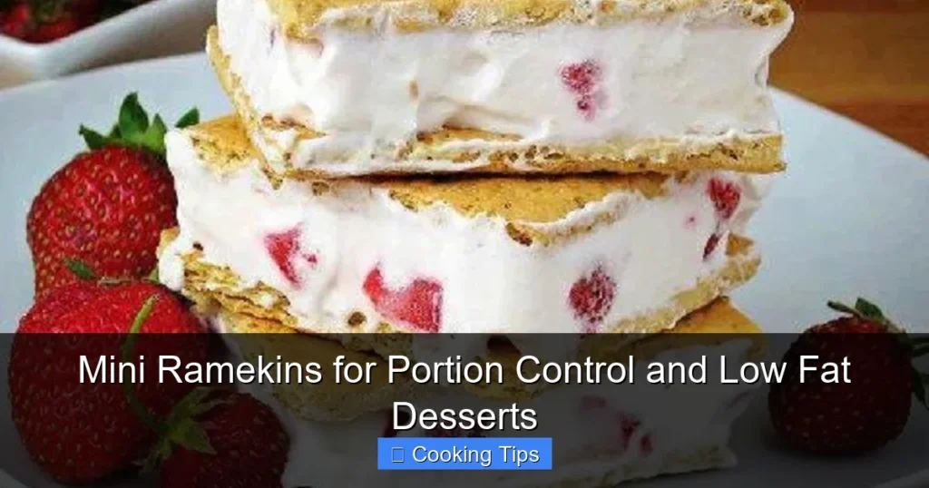 Mini Ramekins for Portion Control and Low Fat Desserts