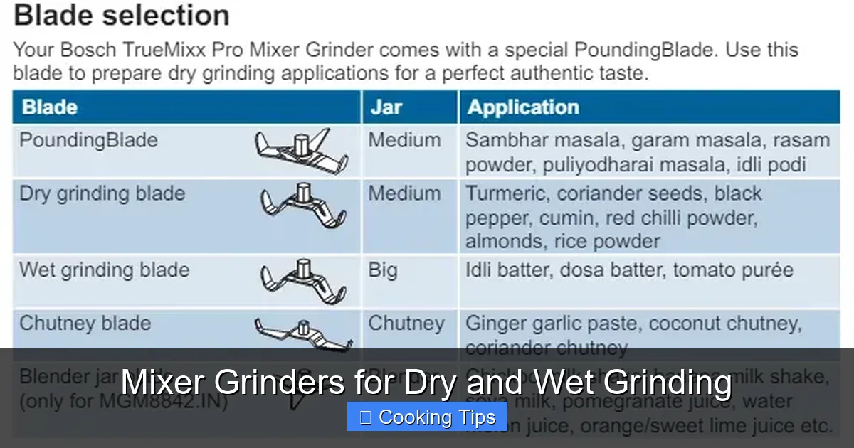 Mixer Grinders for Dry and Wet Grinding