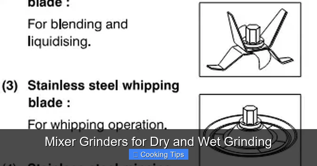 Mixer Grinders for Dry and Wet Grinding