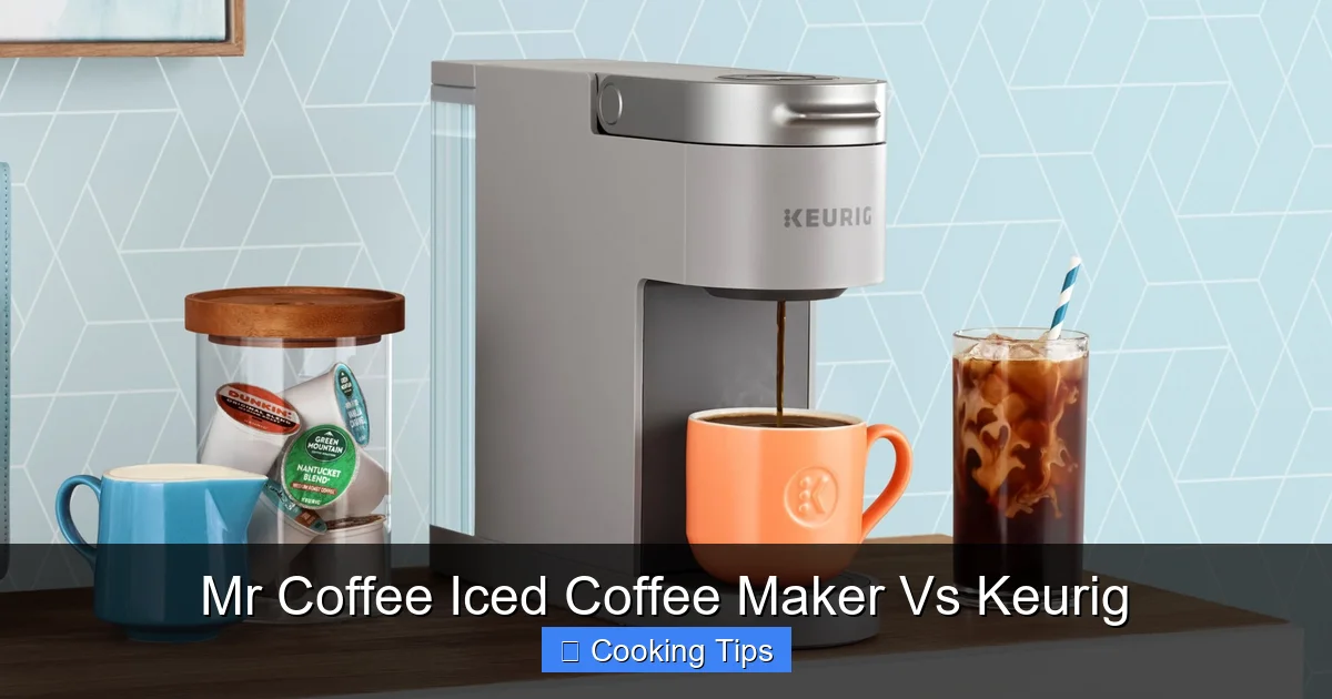 Mr Coffee Iced Coffee Maker Vs Keurig