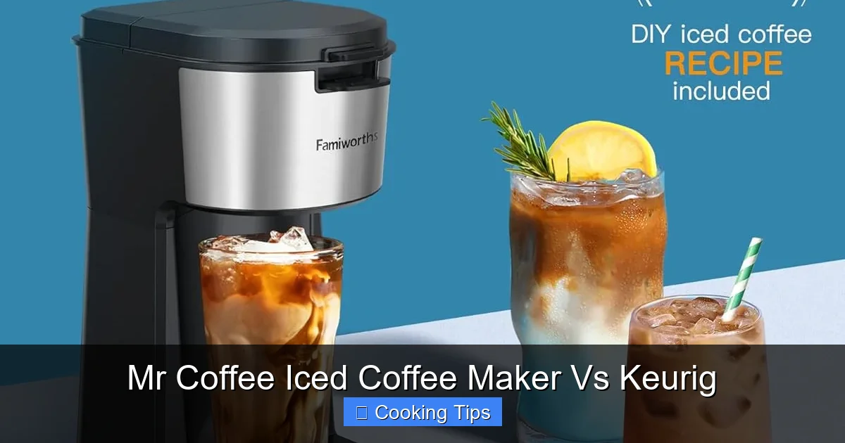 Mr Coffee Iced Coffee Maker Vs Keurig