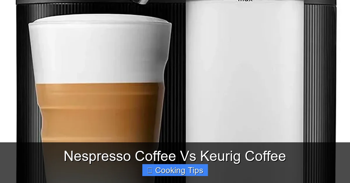 Nespresso Coffee Vs Keurig Coffee