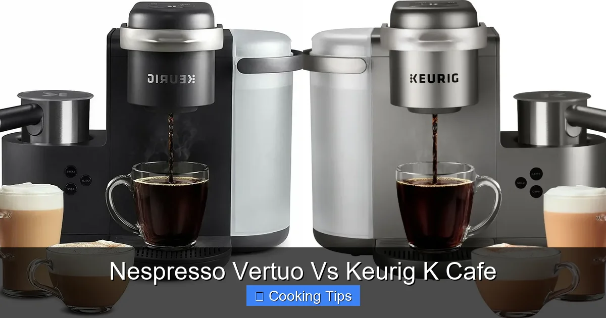 Nespresso Vertuo Vs Keurig K Cafe