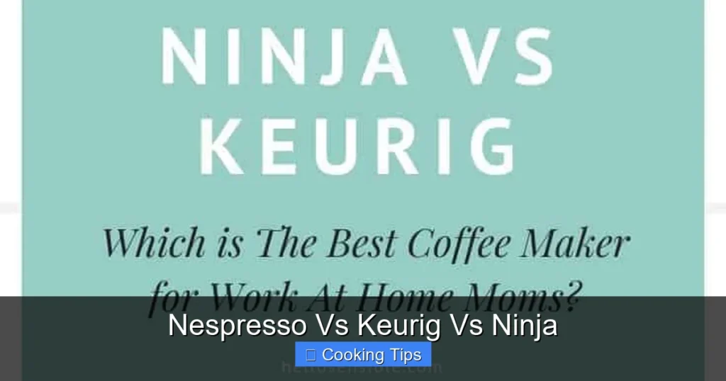 Nespresso Vs Keurig Vs Ninja