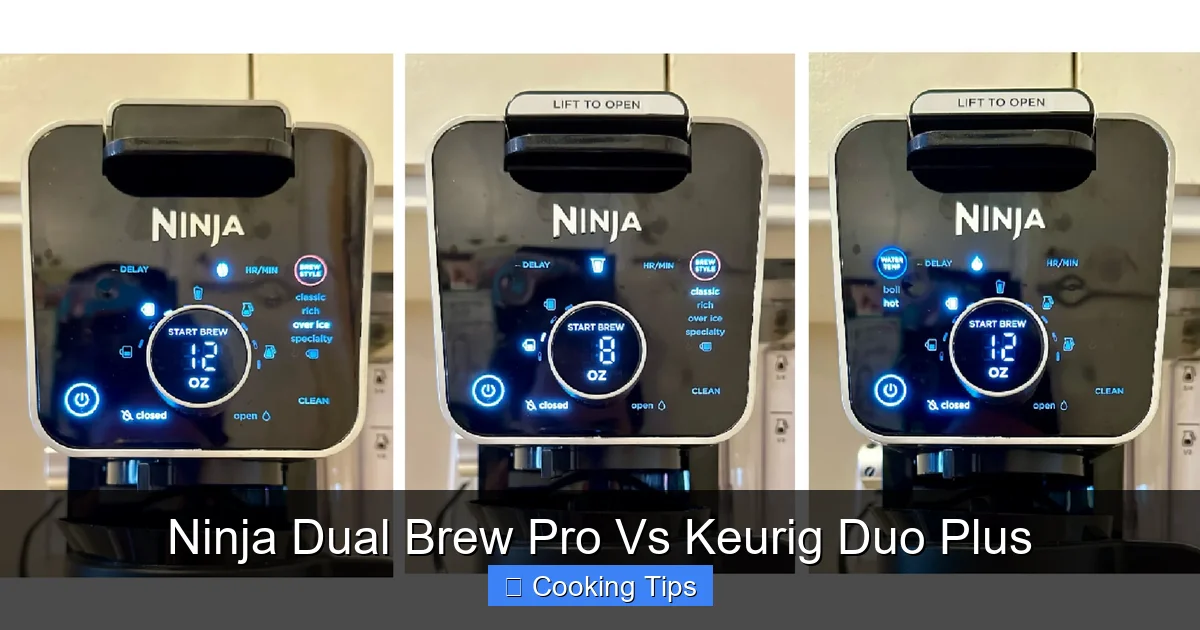 Ninja Dual Brew Pro Vs Keurig Duo Plus