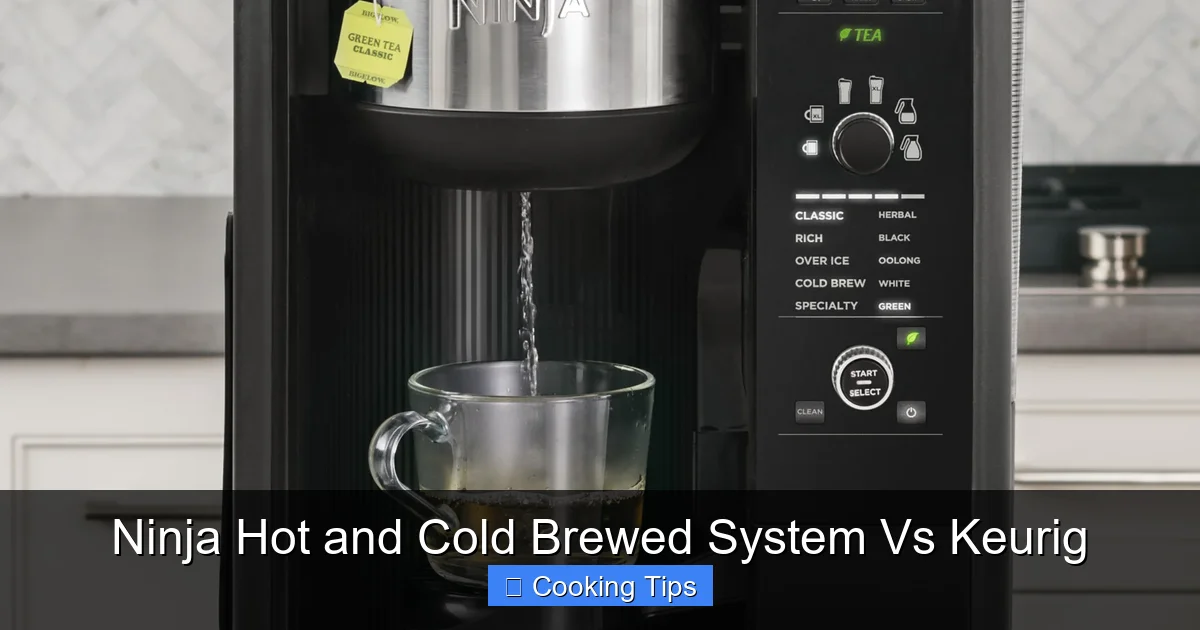 Ninja Hot and Cold Brewed System Vs Keurig