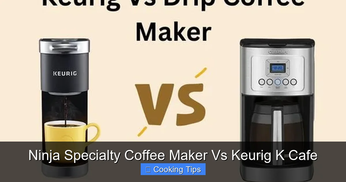 Ninja Specialty Coffee Maker Vs Keurig K Cafe