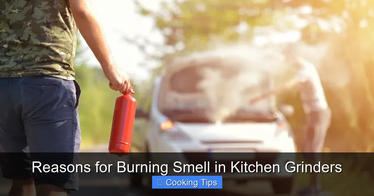 Reasons for Burning Smell in Kitchen Grinders