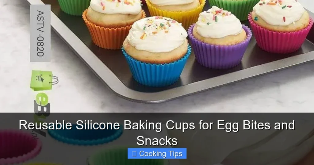 Reusable Silicone Baking Cups for Egg Bites and Snacks
