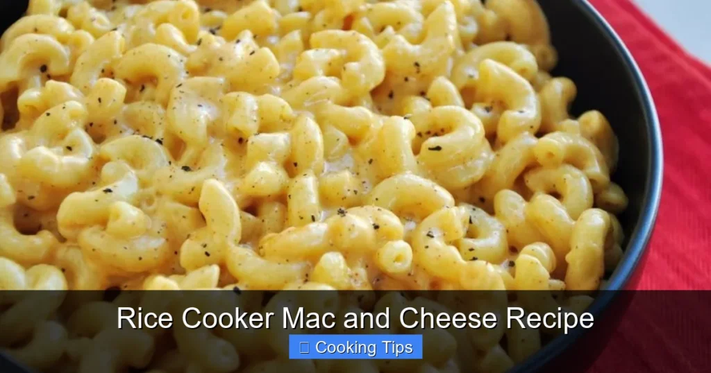Rice Cooker Mac and Cheese Recipe