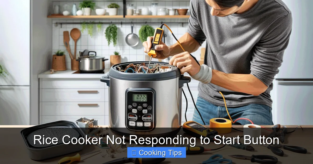 Rice Cooker Not Responding to Start Button
