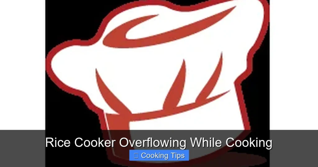 Rice Cooker Overflowing While Cooking