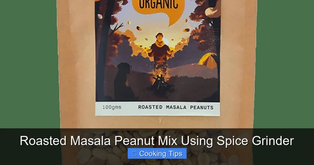 Roasted Masala Peanut Mix Using Spice Grinder