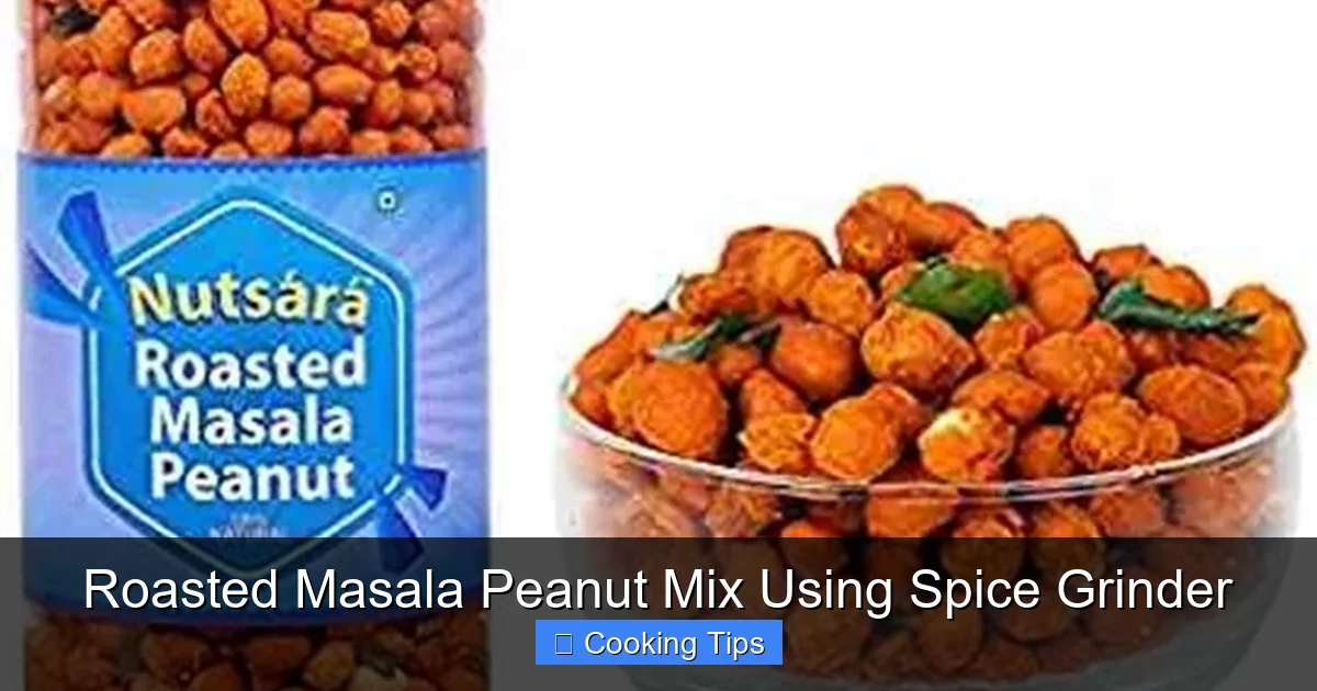 Roasted Masala Peanut Mix Using Spice Grinder