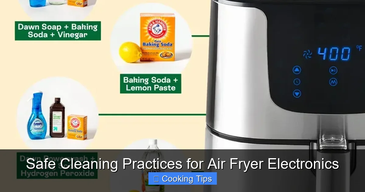 Safe Cleaning Practices for Air Fryer Electronics