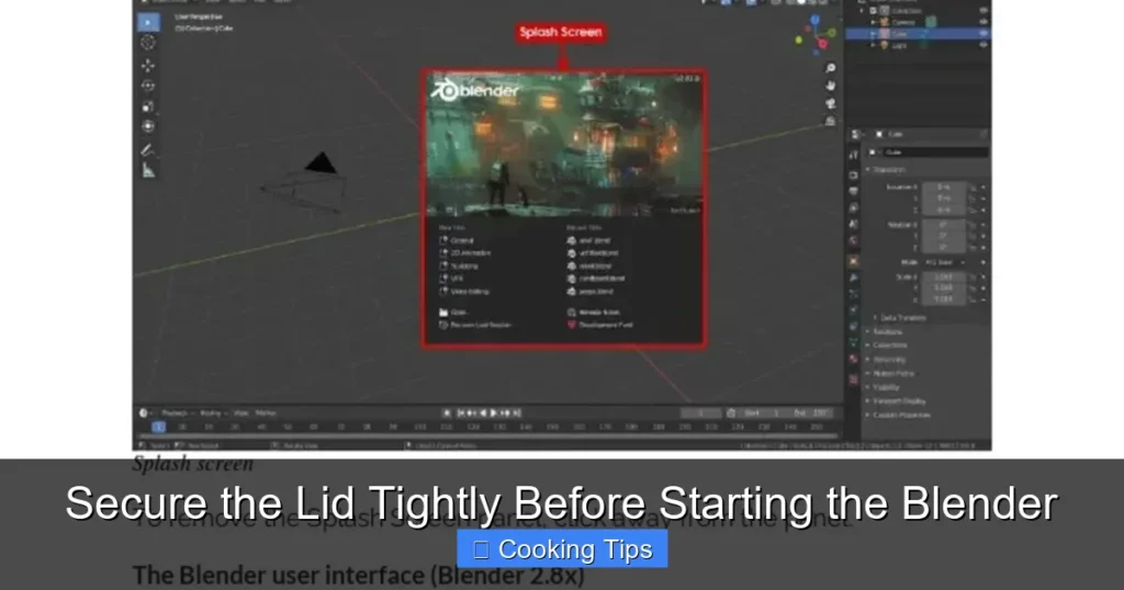 Secure the Lid Tightly Before Starting the Blender