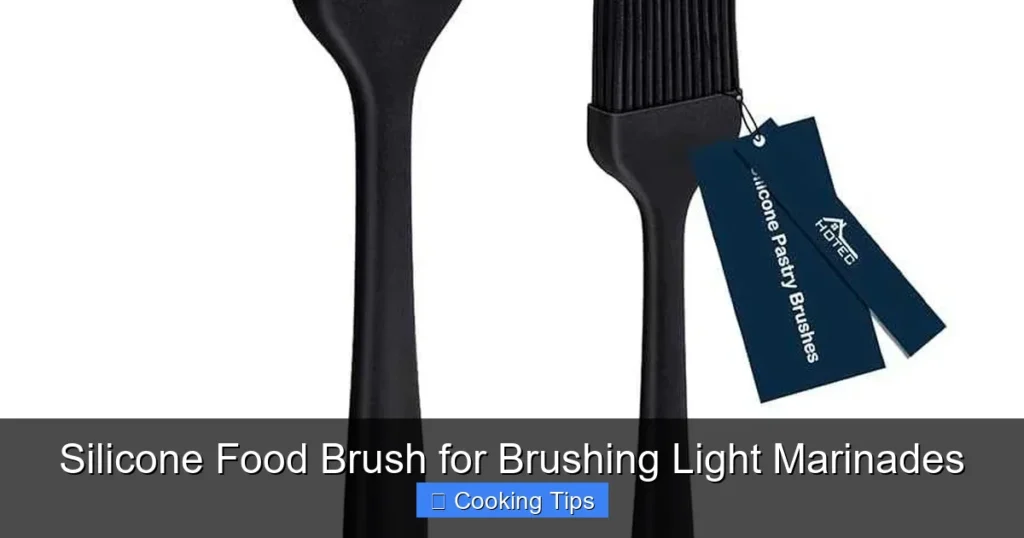 Silicone Food Brush for Brushing Light Marinades