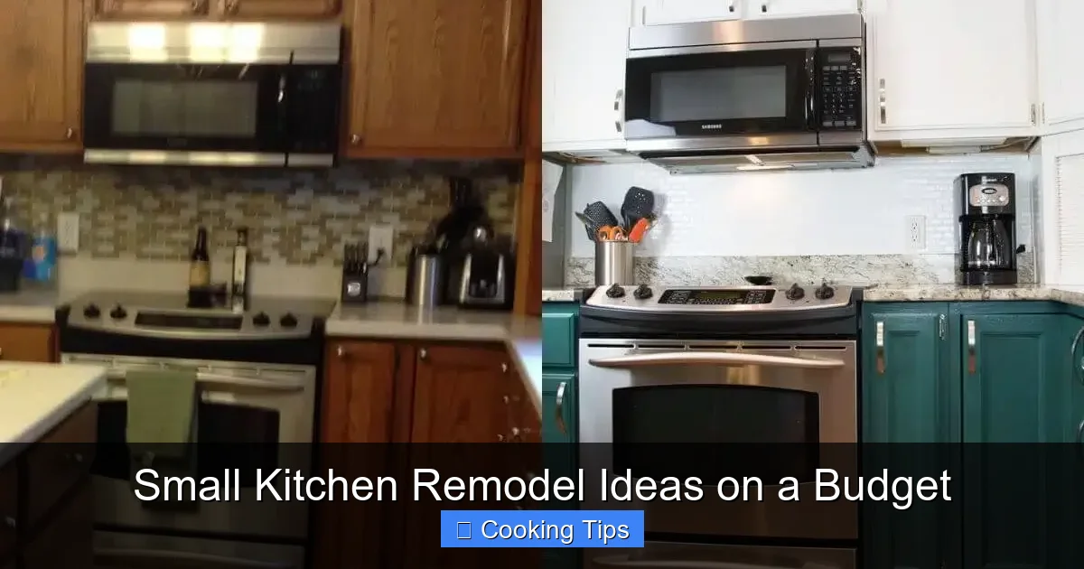 Small Kitchen Remodel Ideas on a Budget