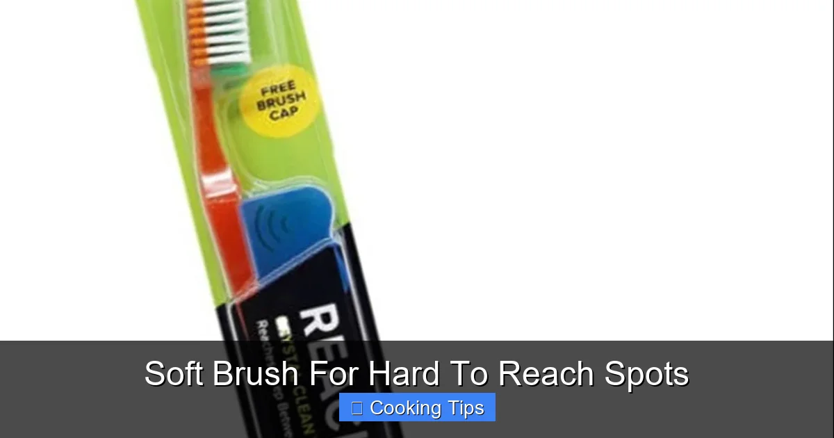 Soft Brush For Hard To Reach Spots