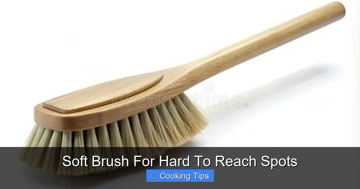 Soft Brush For Hard To Reach Spots