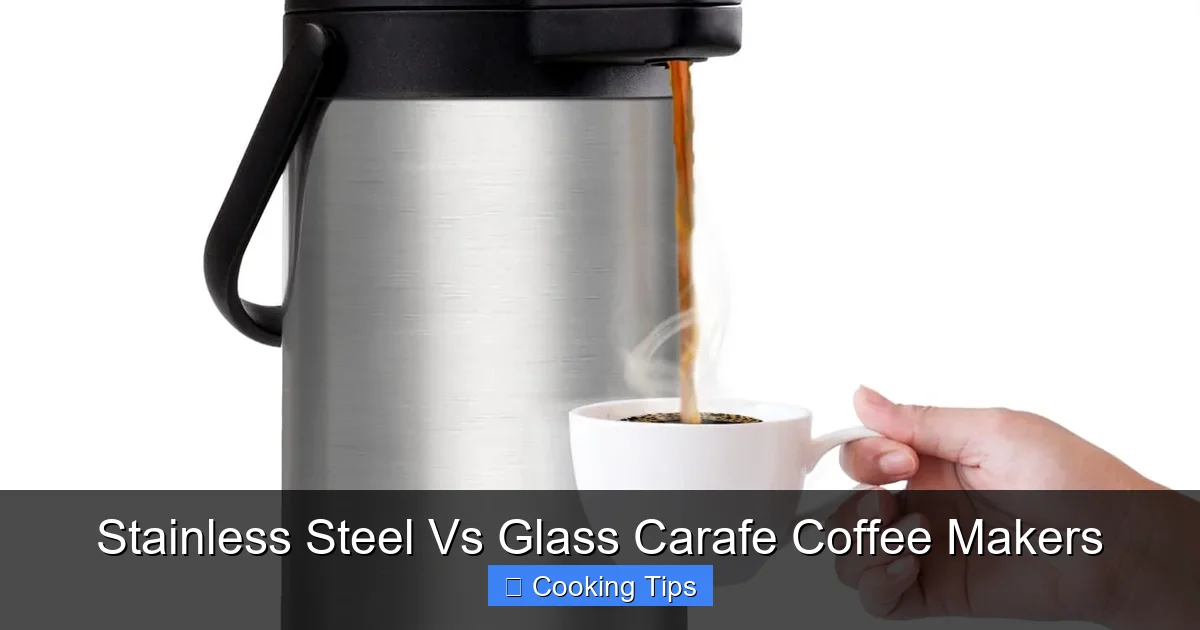 Stainless Steel Vs Glass Carafe Coffee Makers
