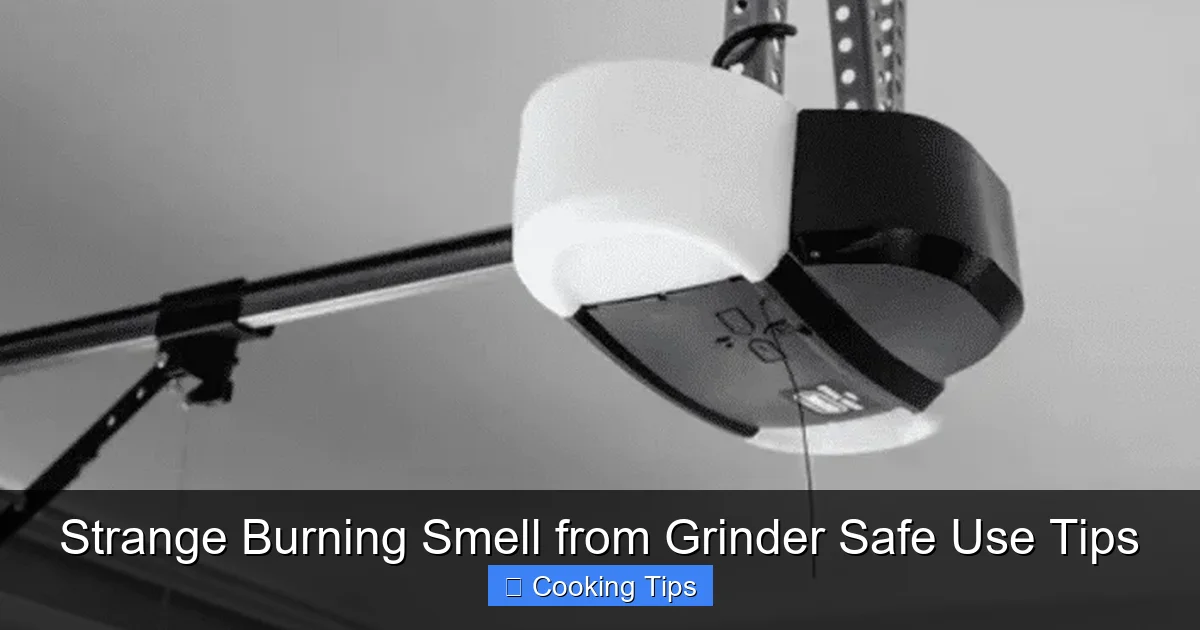 Strange Burning Smell from Grinder Safe Use Tips