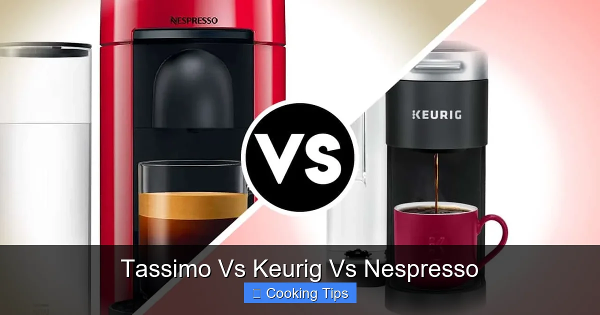 Tassimo Vs Keurig Vs Nespresso