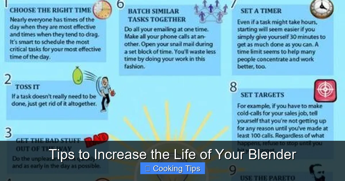 Tips to Increase the Life of Your Blender