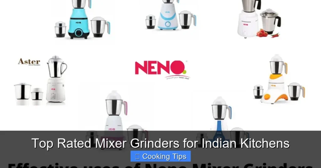 Top Rated Mixer Grinders for Indian Kitchens