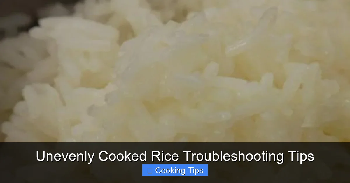 Unevenly Cooked Rice Troubleshooting Tips