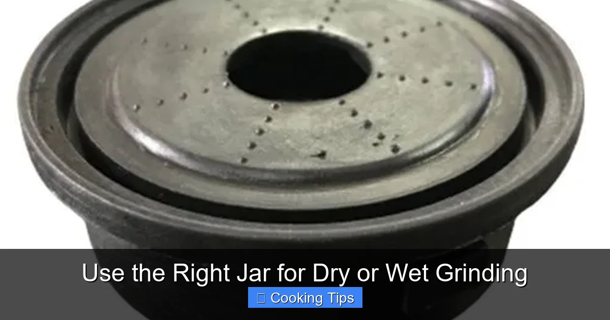 Use the Right Jar for Dry or Wet Grinding