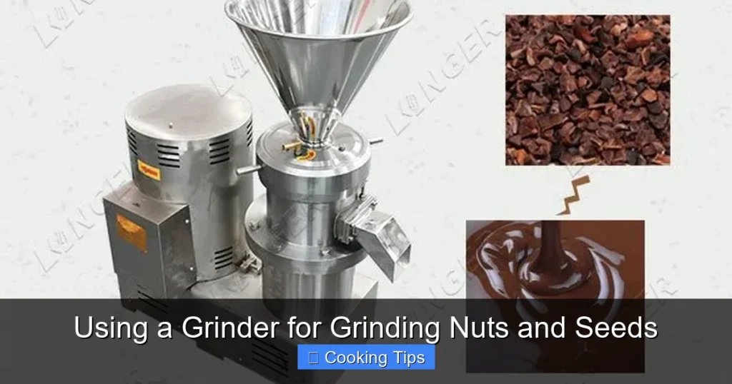 Using a Grinder for Grinding Nuts and Seeds