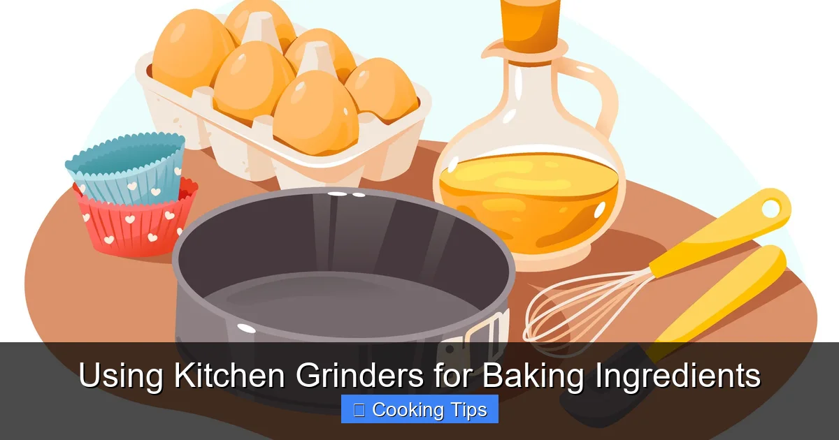 Using Kitchen Grinders for Baking Ingredients