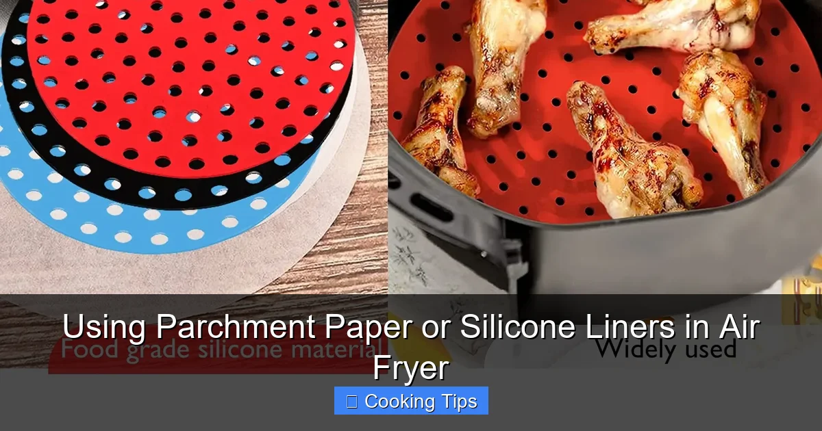 Using Parchment Paper or Silicone Liners in Air Fryer