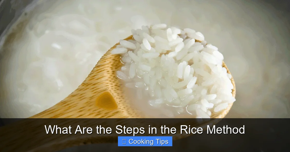 What Are the Steps in the Rice Method