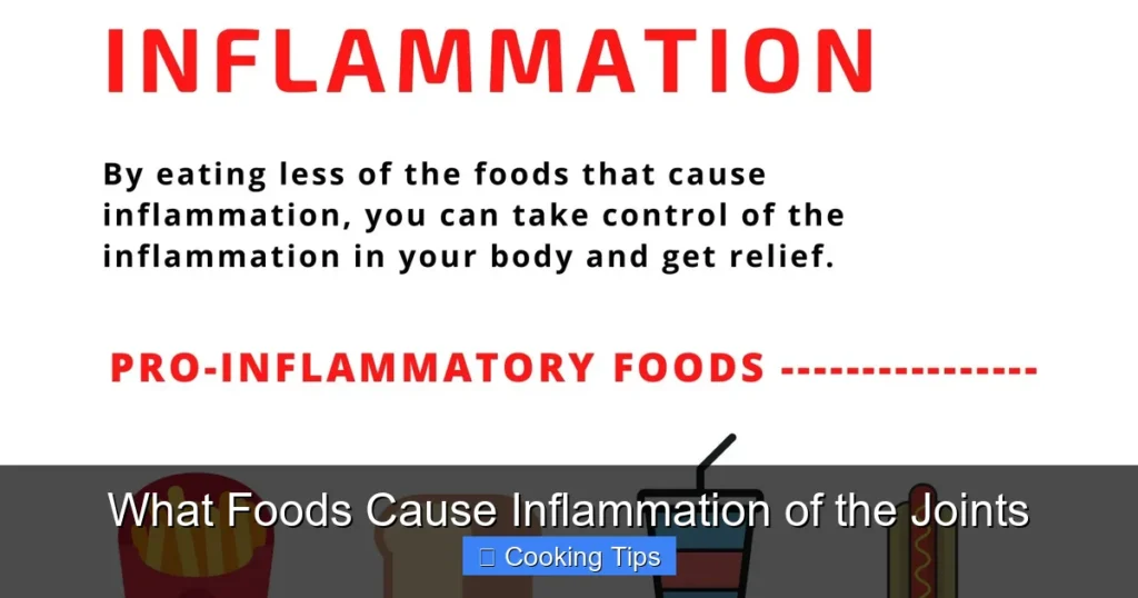 What Foods Cause Inflammation of the Joints