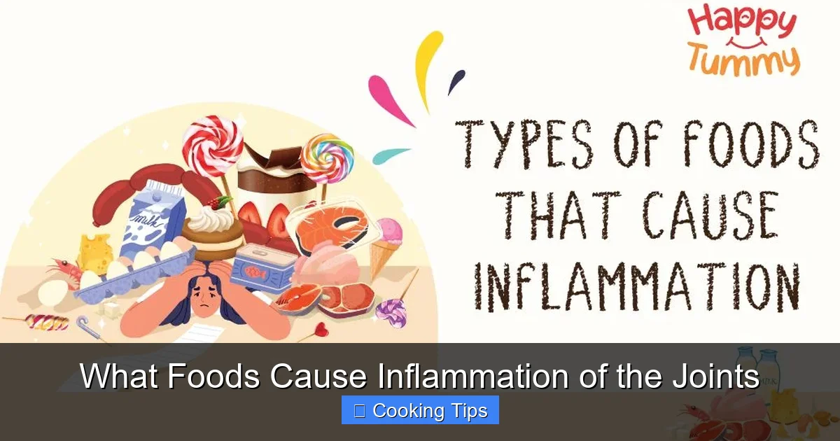 What Foods Cause Inflammation of the Joints