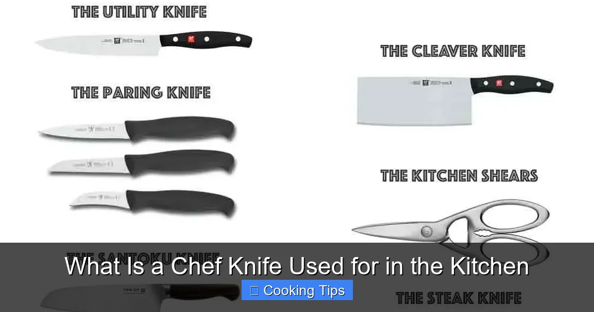 What Is a Chef Knife Used for in the Kitchen