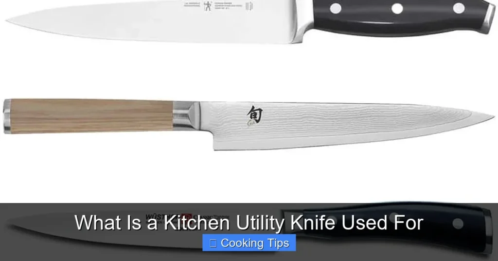 What Is a Kitchen Utility Knife Used For
